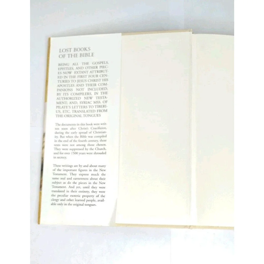 The Lost Books of the Bible by William Hone  2016 Hardcover Dust Jacket